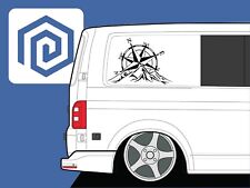 Compass Mountain Vinyl Decals