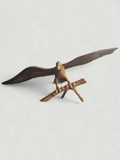 Large Mid Century Brass Eagle