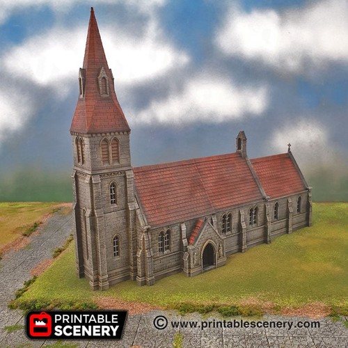 Medieval church tabletop - church,