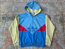 Vtg 80s Adidas Colorado Tracksuit Hoodie Top Jacket Firebird XS/S