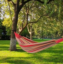 Outdoor Garden Camping Hammock  Hanging, Home Bed Sleeping Swing Chair UK