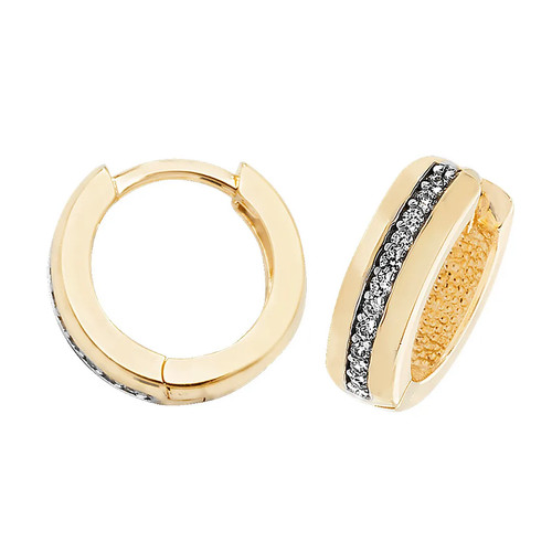 Hinged earrings 9ct - earrings,