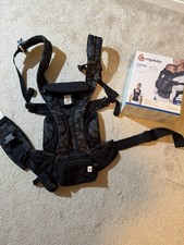 Ergobaby Omni Breeze All-in-one Baby Carrier Onyx Blooms Black SoftFlex Mesh