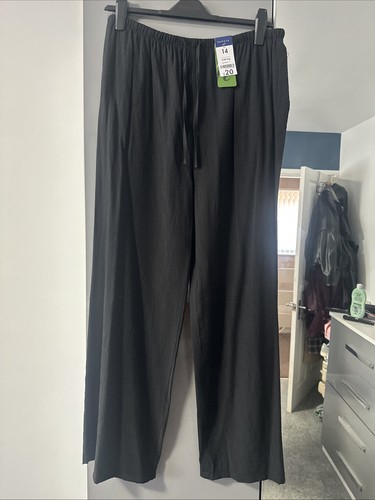 Matalan black wide leg - 31,