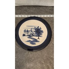 Marshall Pottery Plate Signed