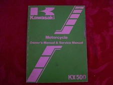 Kawasaki KX 500 Owner's Manual