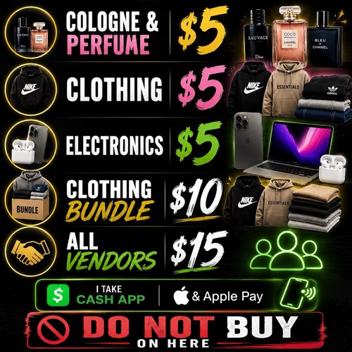 All vendors apparel - apparel, &