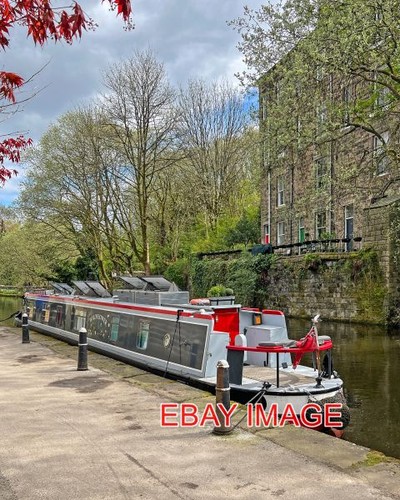 Photo narrowboat wildflower - photo,