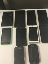joblot of 10 faulty/ untested  mobile phones for parts.
