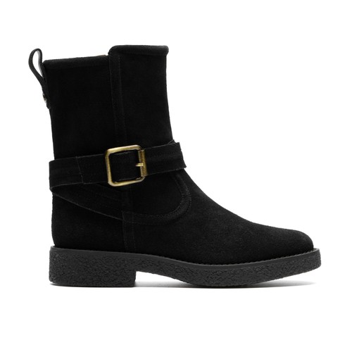 Clarks womens nella mid - mid, black