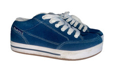 DuFFS Boy's Strombolie Slate Blue Suede Trainers Shoes Size 2 / 34.5 / EU 3