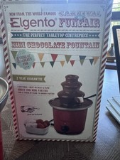 Mini Chocolate fountain - Elgento E26005 3-tier Compact Tower - Red