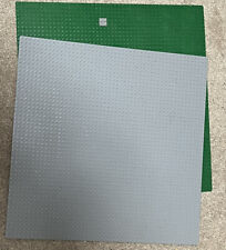 2 x BASEPLATES 50 x 50 BASE PLATE GREEN & GREY BOARD BASEBOARD TABLE TOP Bricks