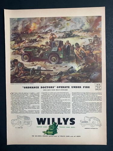 Print 1943 willys jeep - 1943,