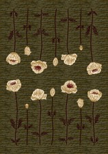 Milliken Green Stems Blossoms