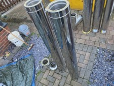 Stainless Steal Chimney Flue Pipes Which Are Used Chimney Systems For Venting