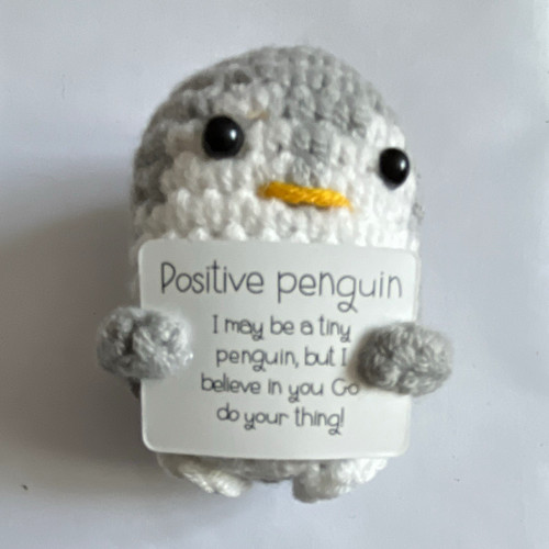 Crochet positive penguin - crochet,