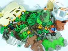 Playmobil Spares Bundle Random Pieces + 5557 Wildlife Bits + Trees + Camper Van