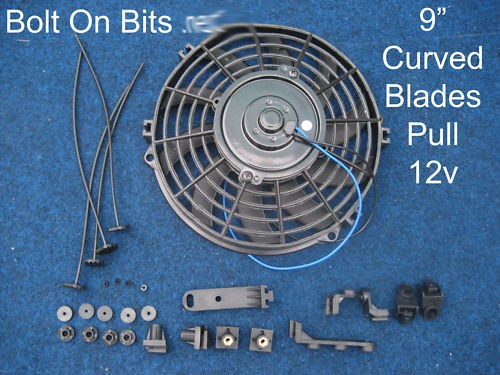 Radiator cooling fan - radiator, pull