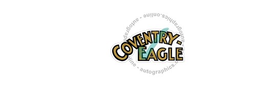 Coventry eagle tank decal 1930 - coventry,