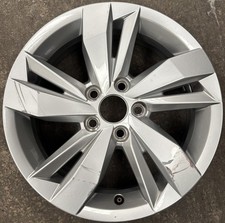 * 15" Genuine Volkswagen VW POLO ALLOY WHEEL RIM 5.5J ET40 5X100 2g0601025n