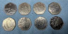 8 x London Olympic 2012 50p