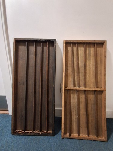 Printers wooden type trays - 2,