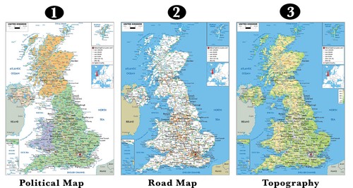 Map posters england - uk, &
