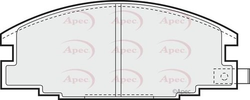 Front axle brake pads set - brake,