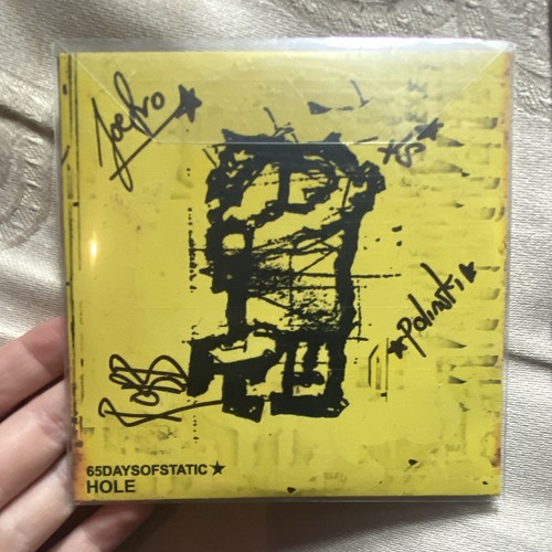 Signed 65daysofstatic hole - signed.,
