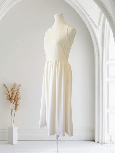 Yacht cream white dress - yacht,