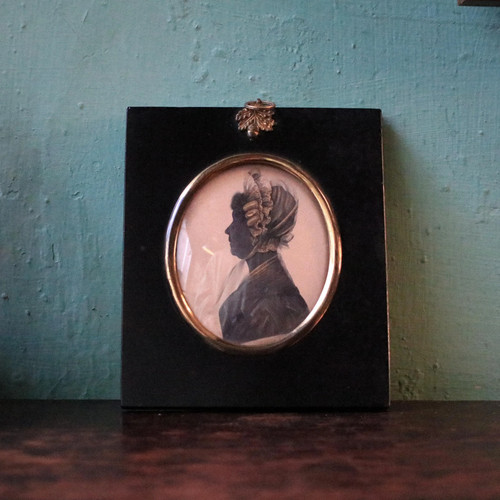 Antique georgian silhouette - georgian,