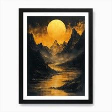 Moonlight Over The Mountains