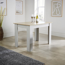 Dining Grey Table Wooden Unit