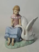 NAO by Lladro GIRL WITH SWAN