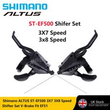 SHIMANO ST-EF500 Shifter Set 3X7 3X8 Speed V-Brake Lever Fit ST-EF51 Bike MTB