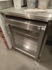 Silver Under Worktop Fridge 
