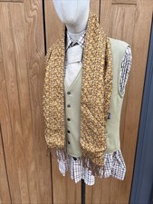 VINTAGE SHOOTING  WOOL & Silk Gents Scarf - Pheasant