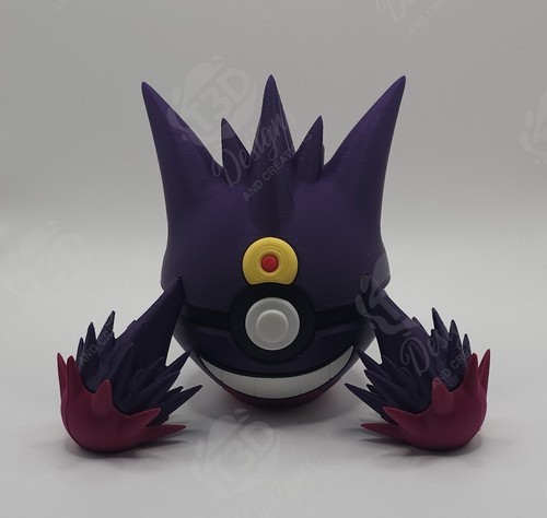 Mega gengar pokemon design 3d - pokemon, design-