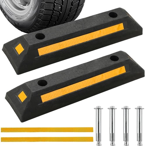 Rubber parking curb pack - rubber,