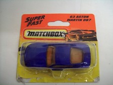 Matchbox Nr.63 Aston Martin DB7 on original card back.