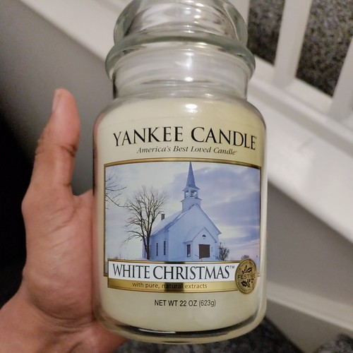 Yankee candle white - candle, christmas
