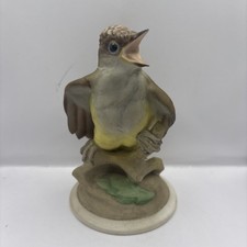 Boehm Porcelain Bird Sculpture #458 "BABY CRESTED FLYCATCHER" made in USA