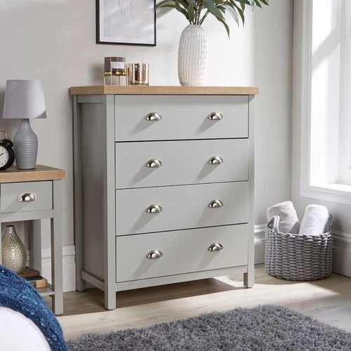 Grey drawer chest - drawer, of