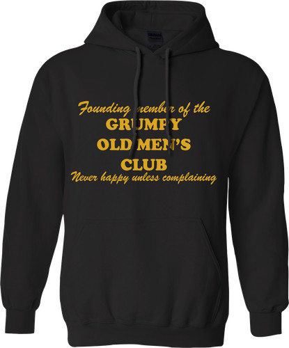 Grumpy old men club hoodie - men's,