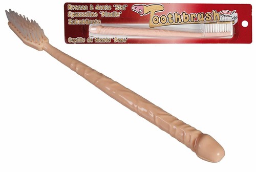 Willy penis toothbrush funny - penis,