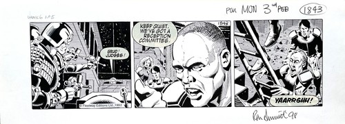 Original judge dredd artwork - original,