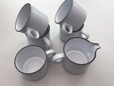 Hornsea cups and milk jug, 5 cups , 1 milk jug
