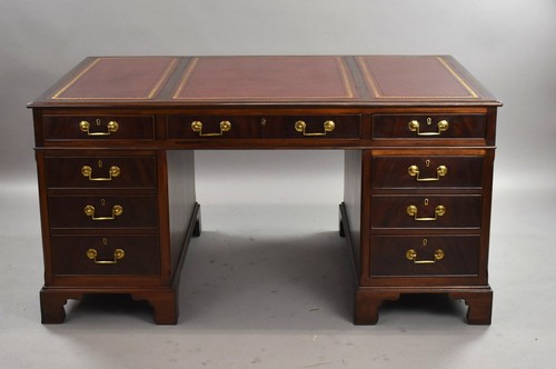Edwardian mahogany pedestal - mahogany,