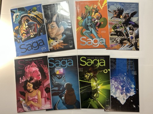 Saga comic issue lot - comic, 8